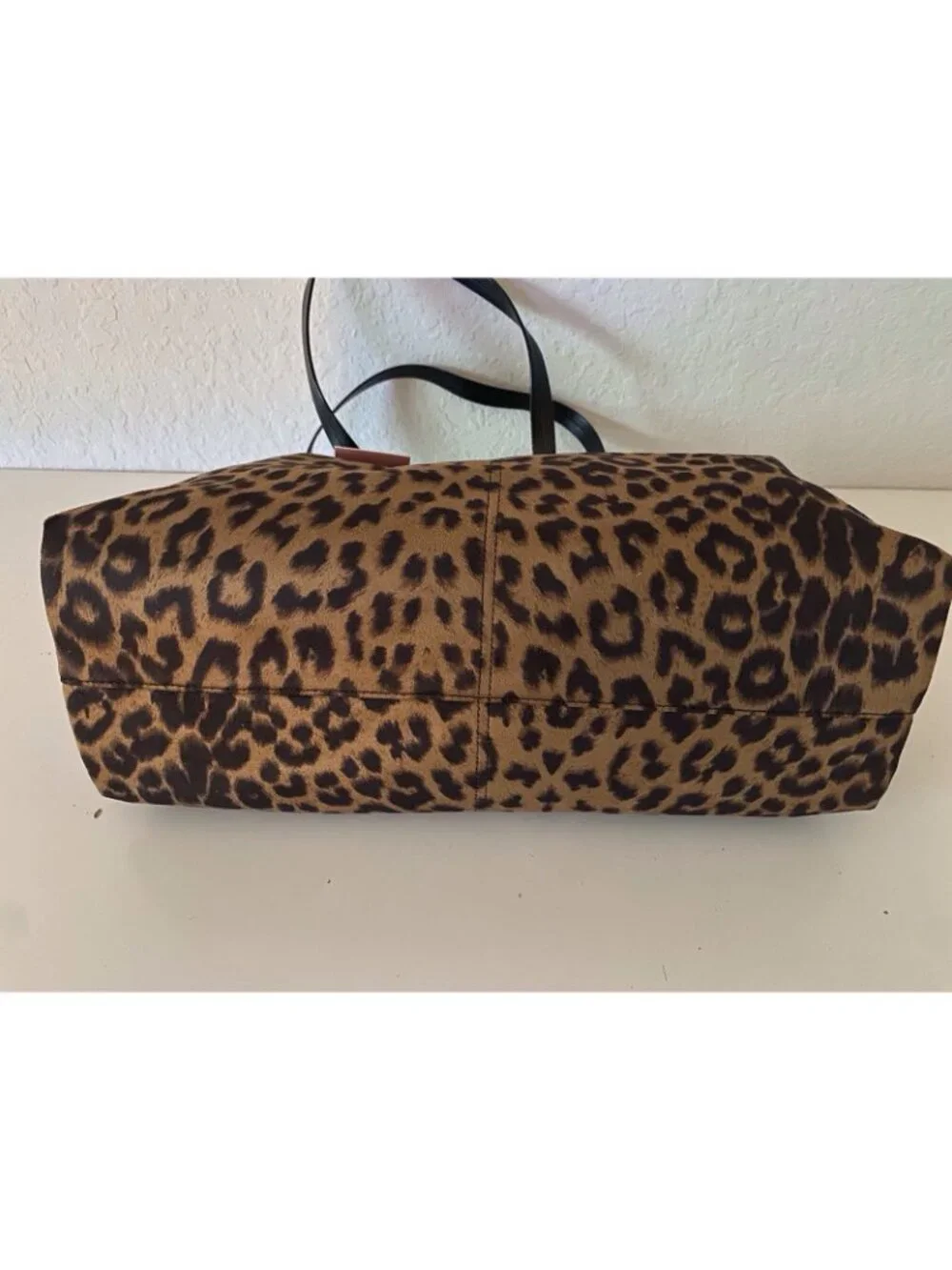 Juicy Couture Fashionable Juicy Tote Bag In Natural Leopard W/Chain Charm VIRAL
